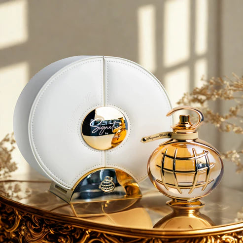 Signature White Fragrance World 100ML – Perfume Unisex con Incienso, Coco y Ámbar | Eau de Parfum