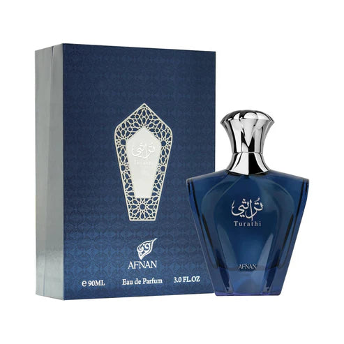 Turathi Blue Afnan 90ML – Perfume Masculino Fresco y Sofisticado con Alta Duración