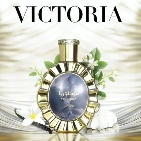 Victoria Lattafa Perfumes 100ML – Perfume Unisex Floral Gourmand con Toques de Limón Merengado y Vainilla